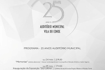 Exposição de Ângelo Ribeiro e Moisés Tomé nos 25 anos do Auditório