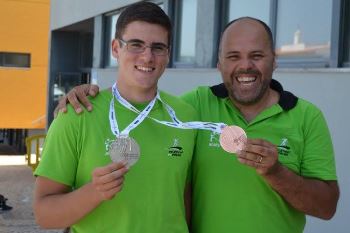 Rafael e André trouxeram medalhas do Nacional de juvenis