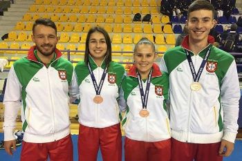 Três medalhas europeias para karatecas poveiras