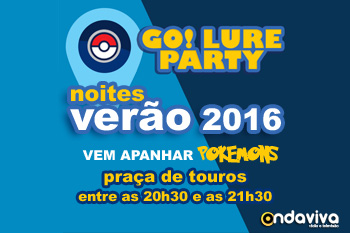 Pokemon Go! Lure Party amanhã junto à Praça de Touros