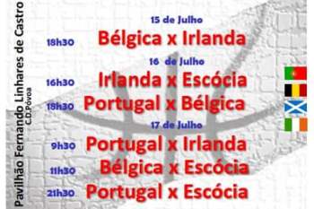 Portugal joga na Póvoa torneio internacional